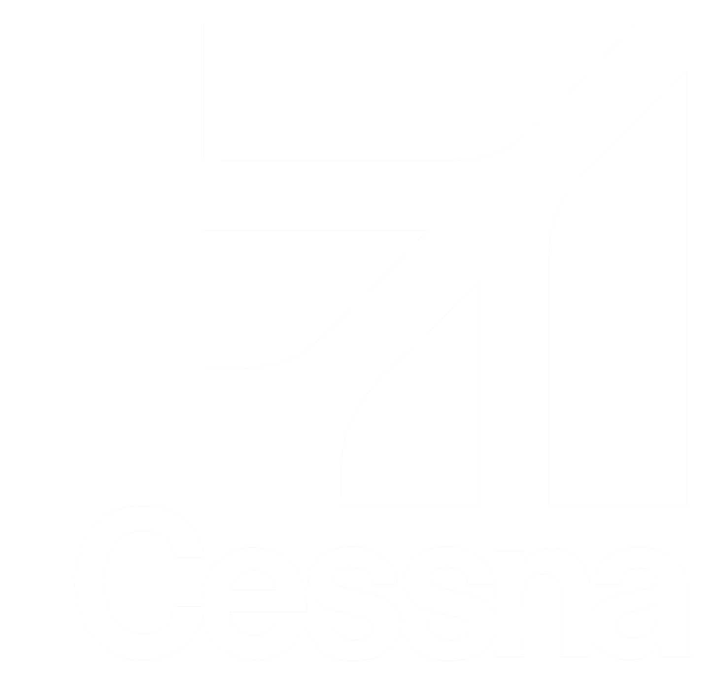 Cessna Logo White