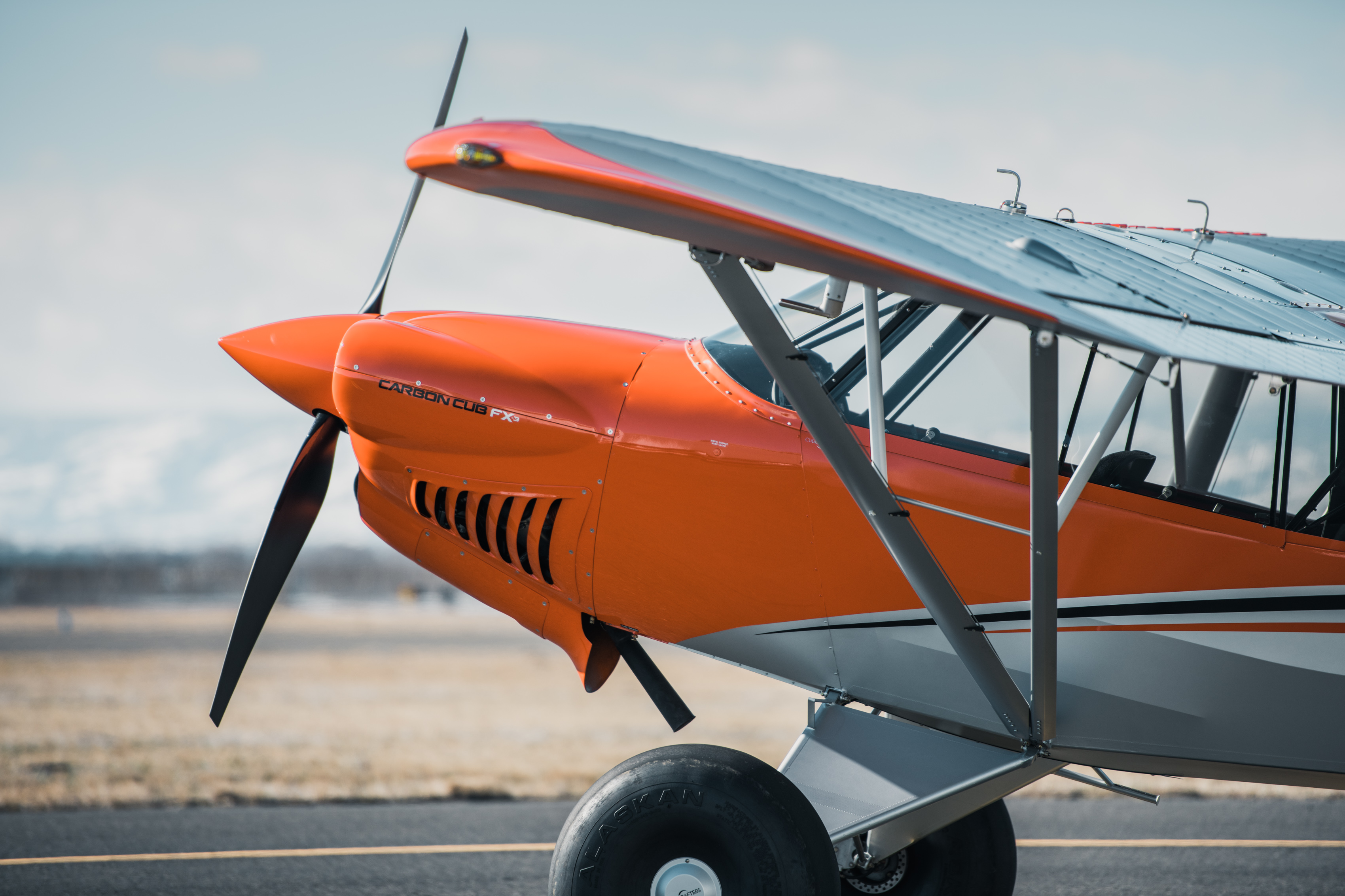 Carbon Cub FX-3 cowl detail — CC363i engine, Hartzell Trailblazer prop