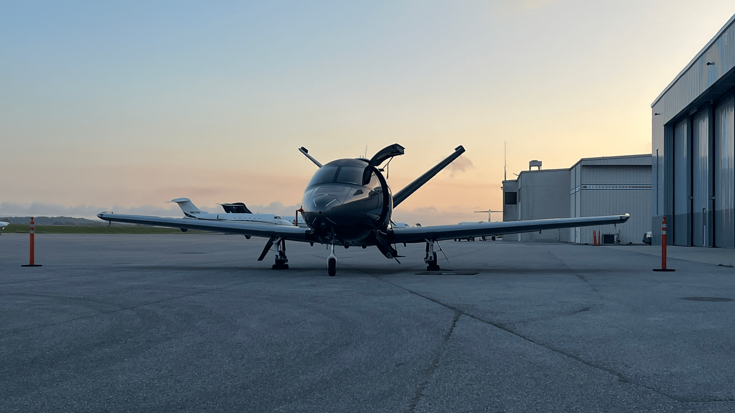 Cirrus Vision Jet SF50 on the ramp at EAA AirVenture Oshkosh 2026